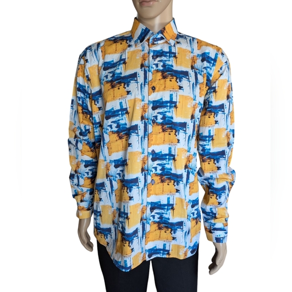 MACEOO Fibonacci  PARIS MENS DESIGNER DRESS SHIRTS - Picture 2 of 14